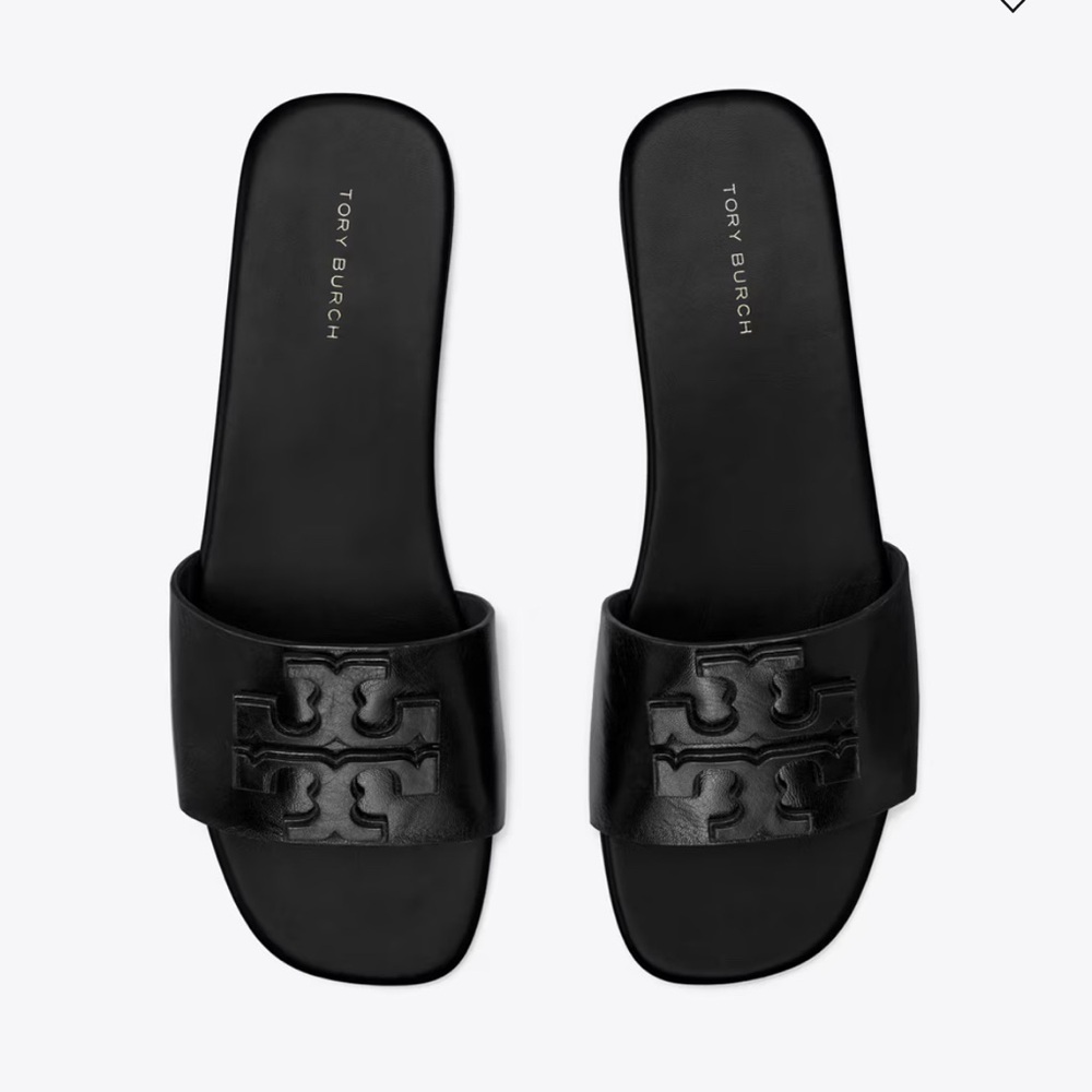 Tory Burch Ines Black Slides